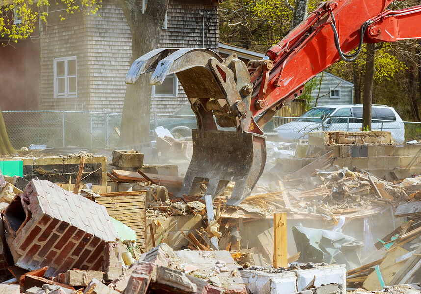 removing the house demolish